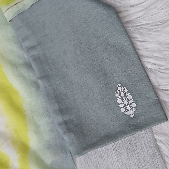 Free People Movement Tempo Printed Long-Sleeve Tee Khaki Combo - Picture 4 of 9